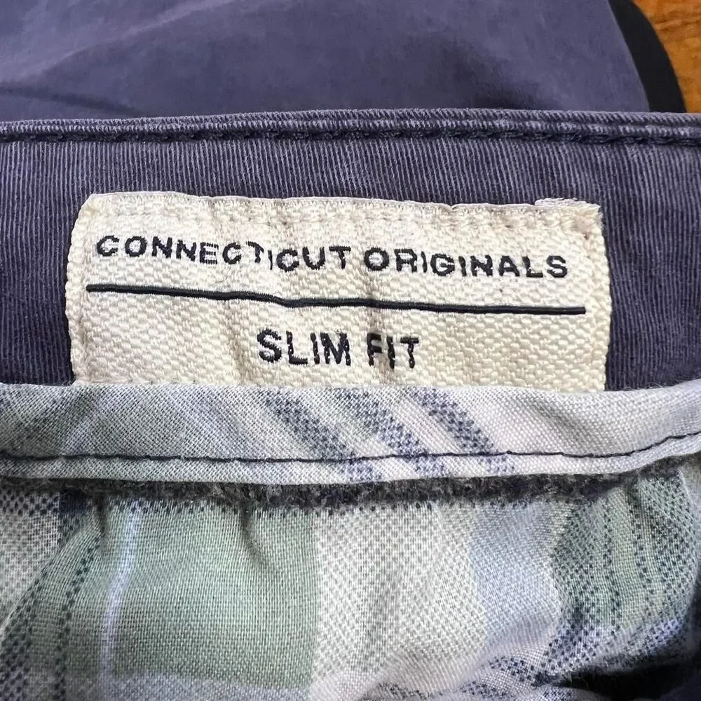 Tailor Vintage "Connecticut Originals" Slim Fit Chinos -‎ Navy Blue 34x32 Men's - Picture 6 of 6